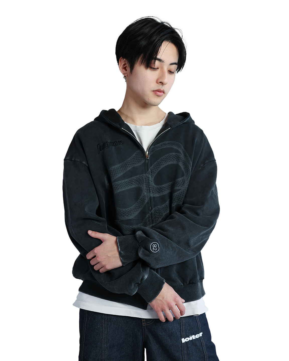 Snake Zip-up Hoodie