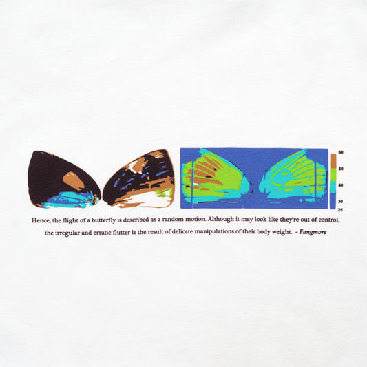 BUTTERFLY TEE - WHITE - FANGMORE