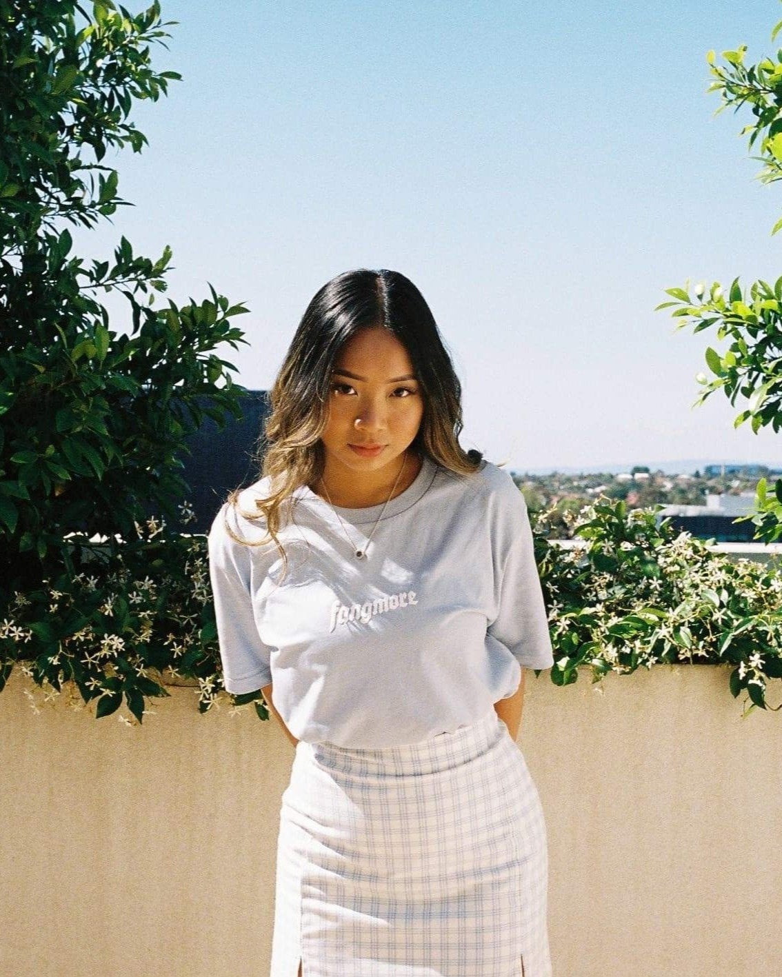 CUMULUS TEE - PASTEL BLUE - FANGMORE