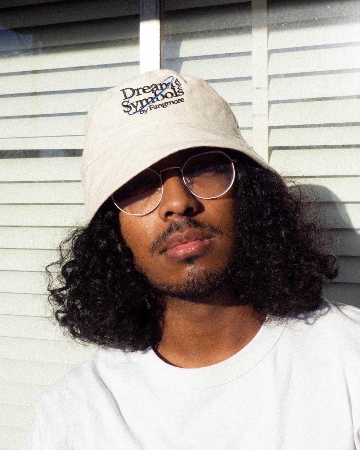 DREAM SYMBOLS BUCKET HAT - CREAM - FANGMORE