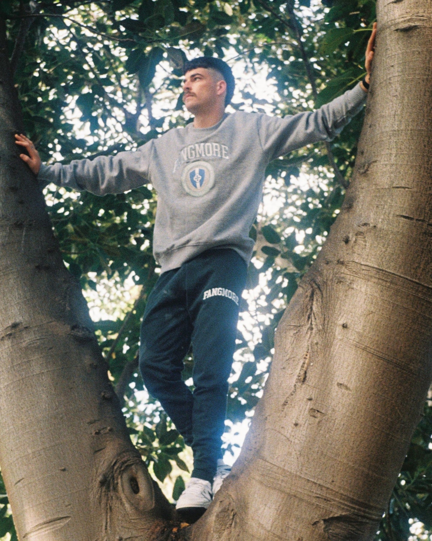 FANGMORE ACADEMY SWEATPANTS - CHARCOAL - FANGMORE