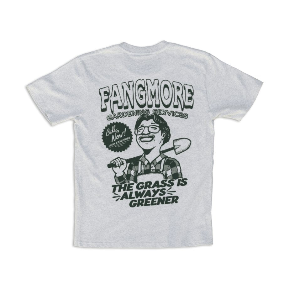 GARDENING TEE - LIGHT GREY - FANGMORE