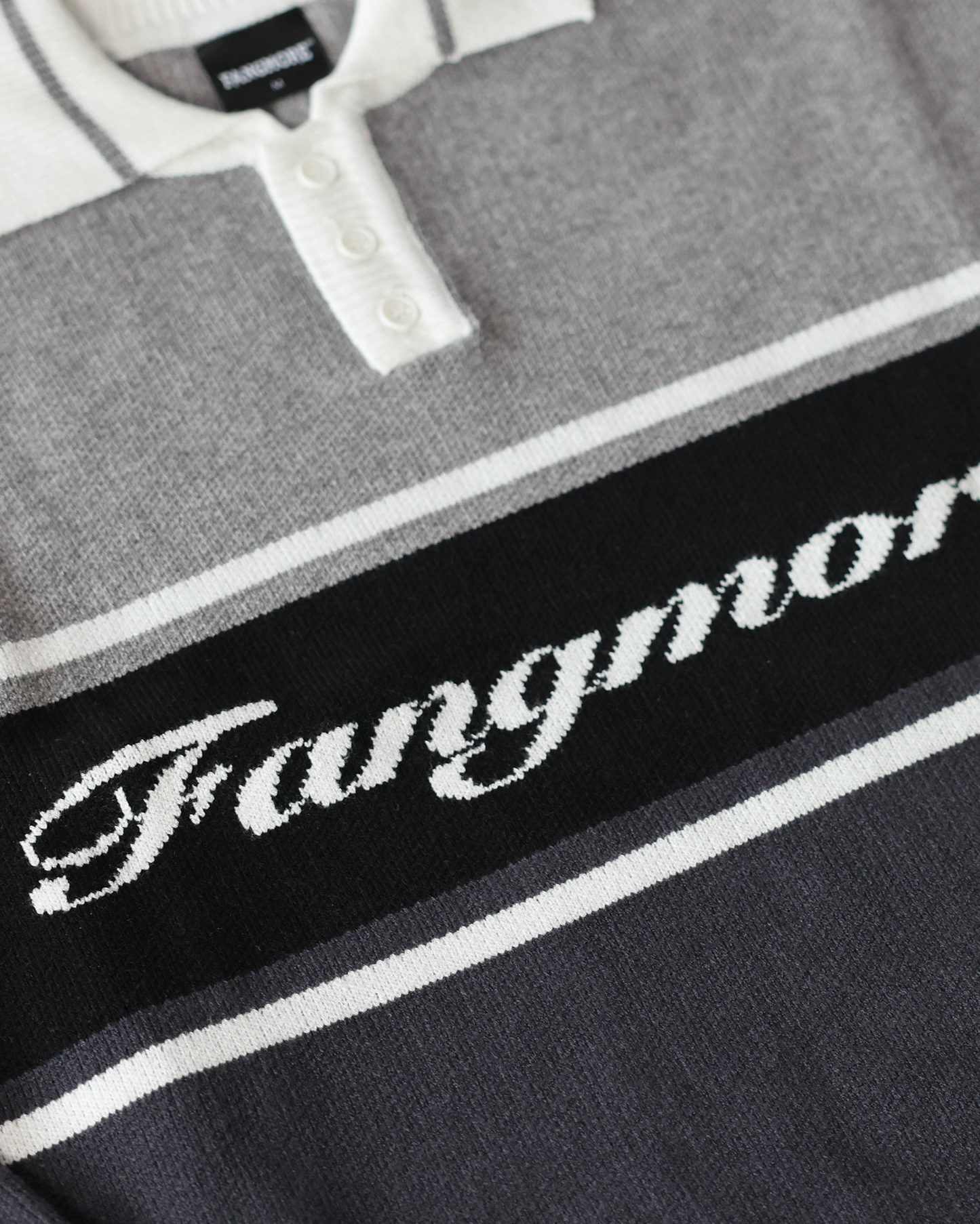Tri-tone Rugby Knit Sweater