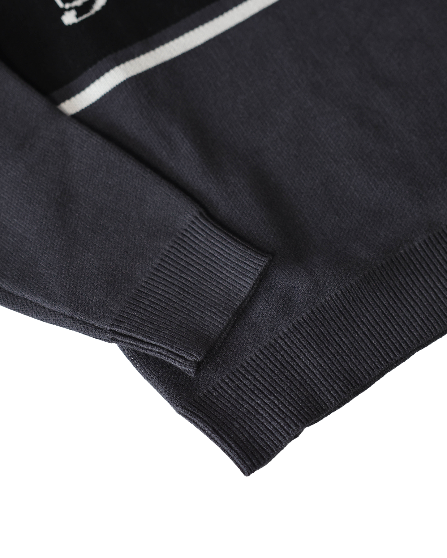 Tri-tone Rugby Knit Sweater