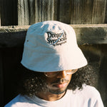 Load image into Gallery viewer, DREAM SYMBOLS BUCKET HAT - CREAM - FANGMORE
