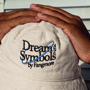 DREAM SYMBOLS BUCKET HAT - CREAM - FANGMORE