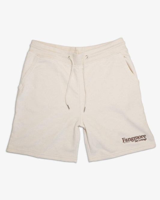 SKY LOUNGE SHORTS - CREAM - FANGMORE